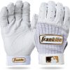 Franklin Sports MLB Baseball Batting Gloves - Pro Classic Batting Gloves for Baseball + Softball - Adult Men's + Youth Batting Glove Pairs